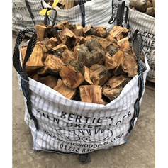 Kiln Dried Apple Log CHUNKS in a Bulk Bag (1 x 0.5m³)