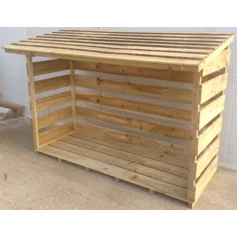 Large Log Store delivered as a Flat-Pack