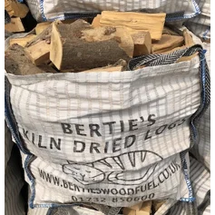Kiln Dried Ash Logs in a Bulk Bag (1 x 0.5m³)