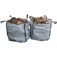Kiln Dried Hardwood HENCH Logs in 2 Bulk Bags (2 x 0.5m³)