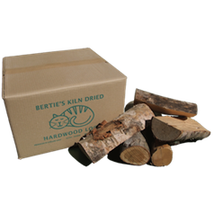 Kiln Dried Hardwood Logs in 10 Boxes (10 x 0.025m³)