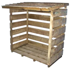 Small Log Store delivered Assembled