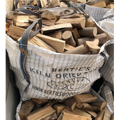 Kiln Dried Eucalyptus Logs in a Bulk Bag (1 x 0.5m³)'
