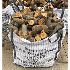 Kiln Dried Apple GRANNY Logs in a Bulk Bag (1 x 0.5m³)