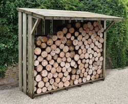 Large Flip-lid Log Store